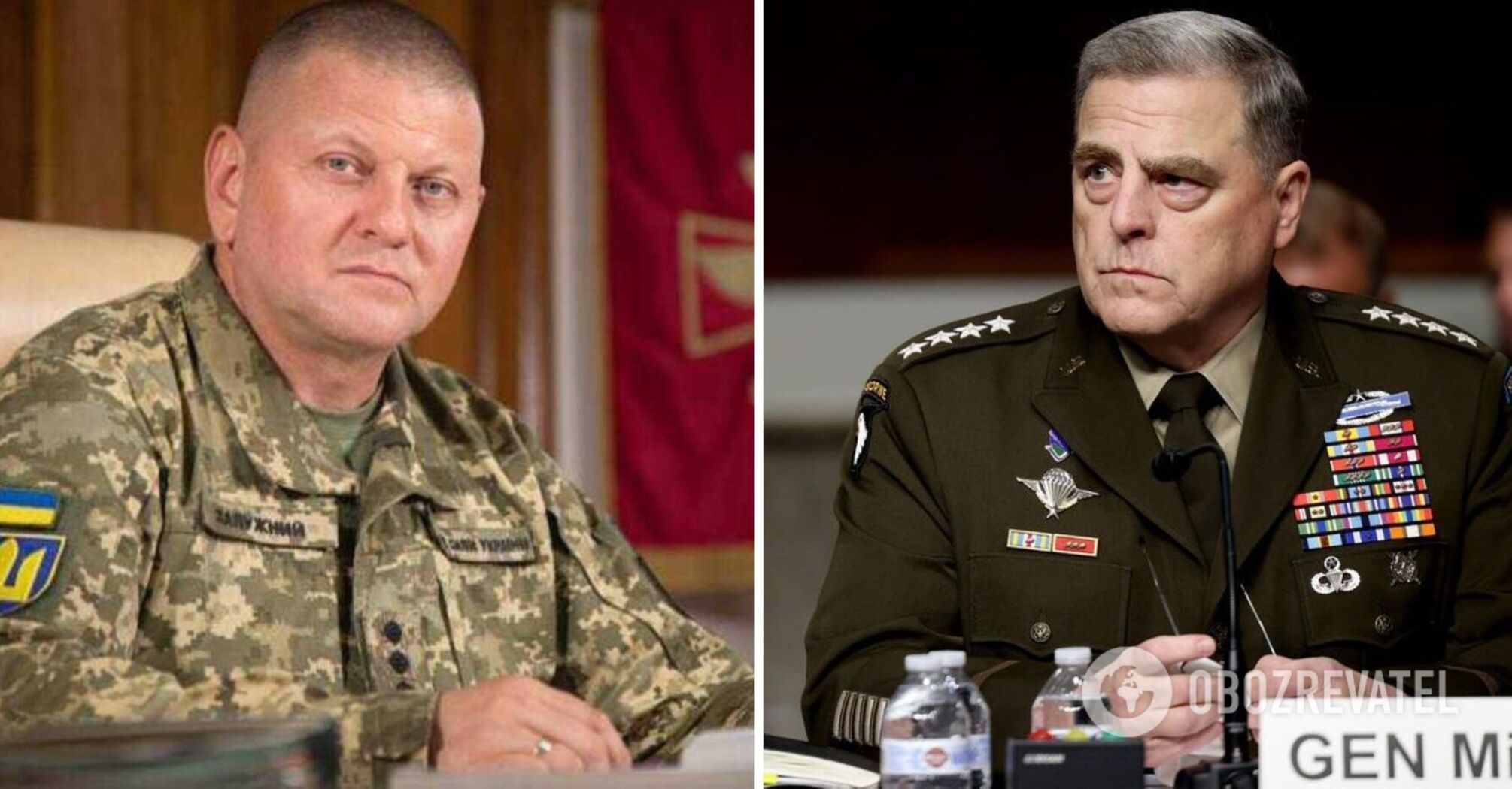 Zaluzhnyi discusses strengthening of the Ukrainian Defence Forces with Milley