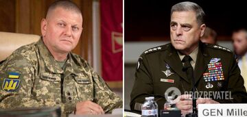 Zaluzhnyi discusses strengthening of the Ukrainian Defence Forces with Milley
