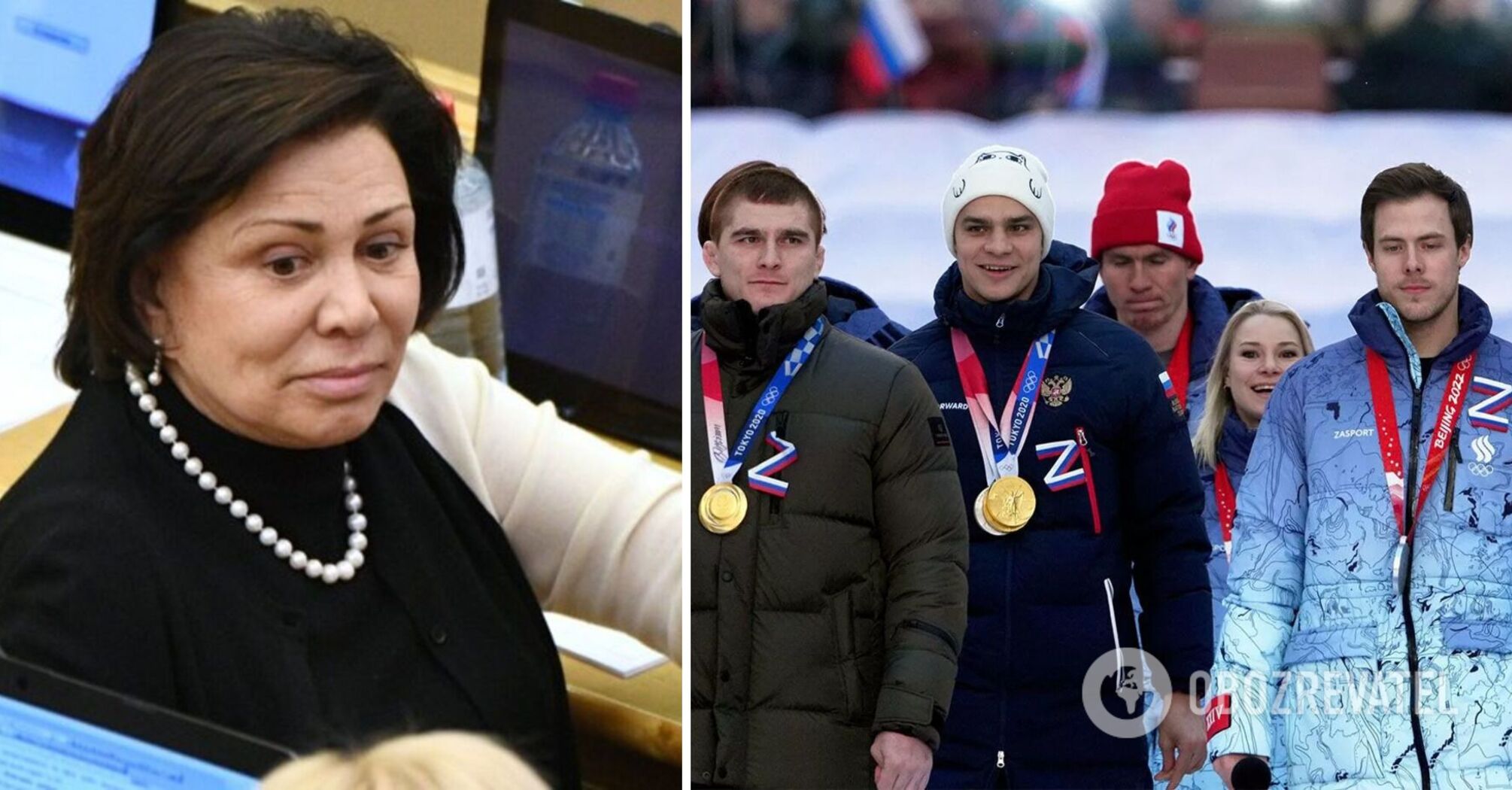 Russian Olympics champion arrogantly claims that without Russia, "everything is slipping in all directions"