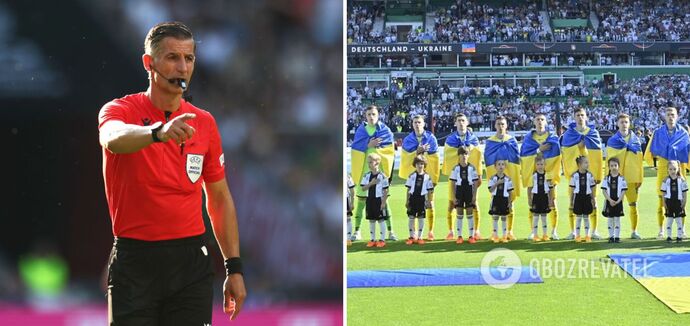Referees of the match between Ukraine and Germany made an unexpected act for the Ukrainians