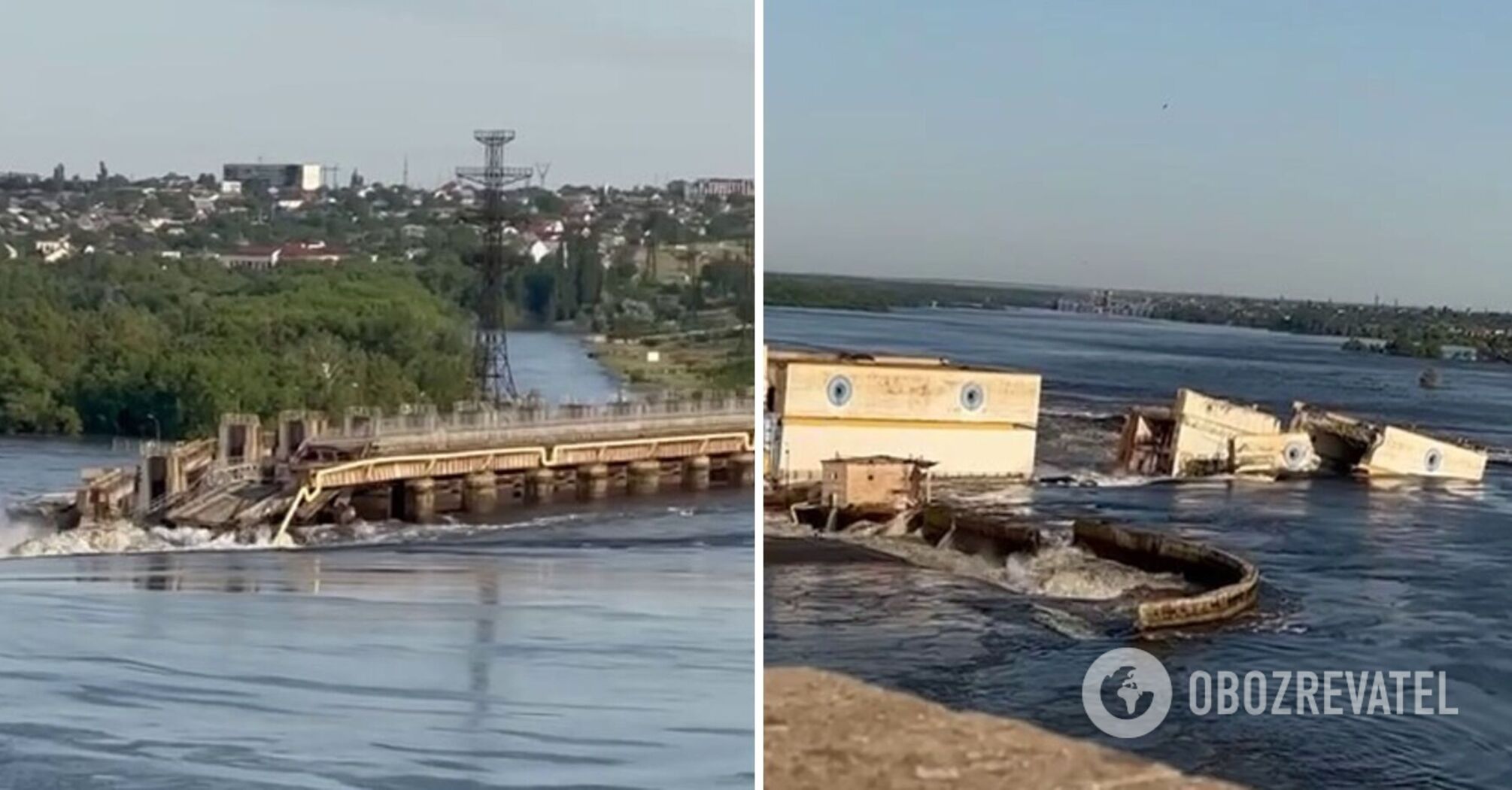 Consequences of the enemy's explosion of a hydroelectric power station in Nova Kakhovka