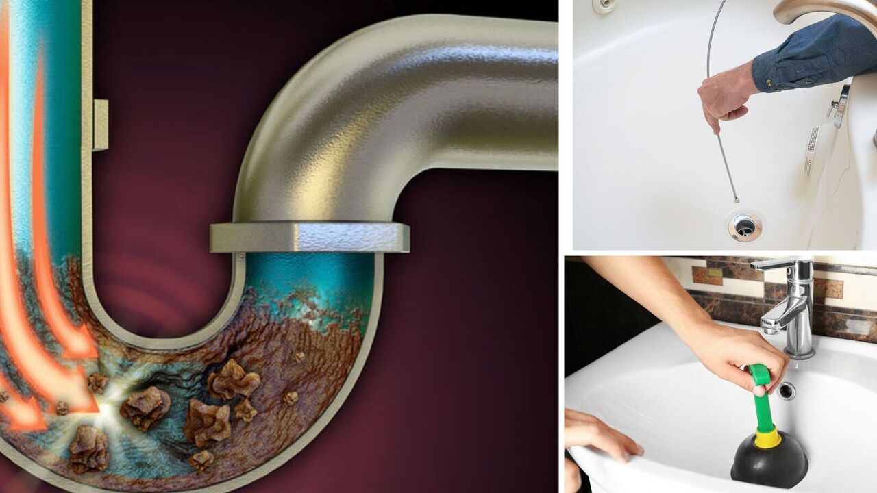 How to clean a clogged sink yourself: methods with a magical effect