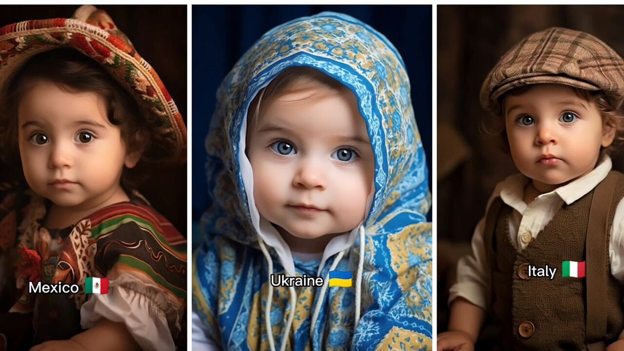 What the countries of the world would look like if they were babies: artificial intelligence showed cute photos