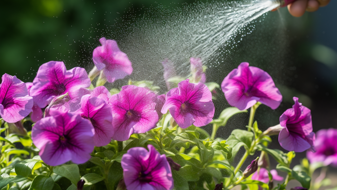 Just a sprinkle: how to feed a petunia to make it bloom lushly all summer long
