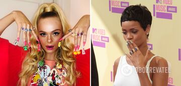 Something went wrong: 5 celebrities who were embarrassed by a bad manicure. Photo.