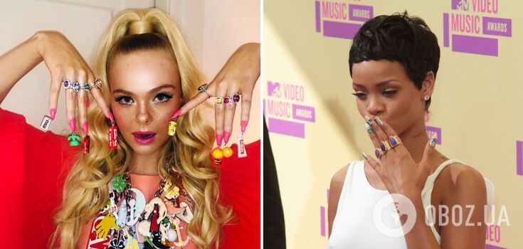 Something went wrong: 5 celebrities who were embarrassed by a bad manicure. Photo.