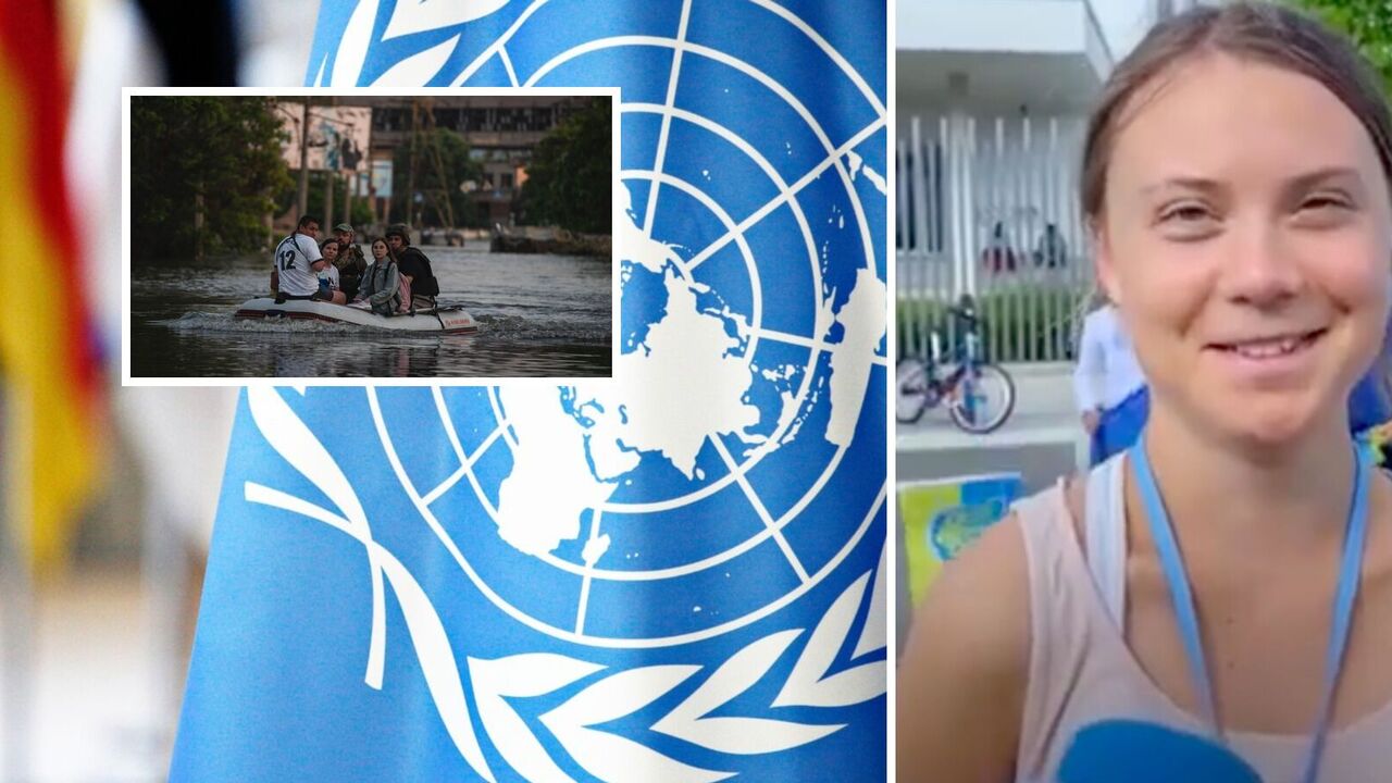 Greta Thunberg ridiculed the role of the UN in the aftermath of Russia's explosion of the Kakhovka hydroelectric power station. Video.
