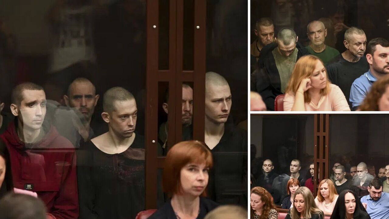 Rosja przeprowadziła "proces" pojmanych żołnierzy Azowa, którzy bronili Mariupola: reakcja Zeleńskiego