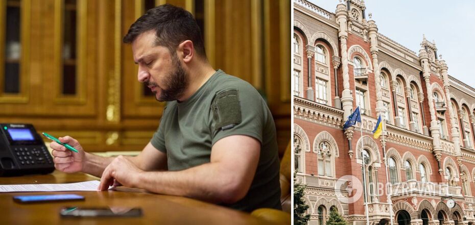 Zeleński podpisuje ustawę o nacjonalizacji banków
