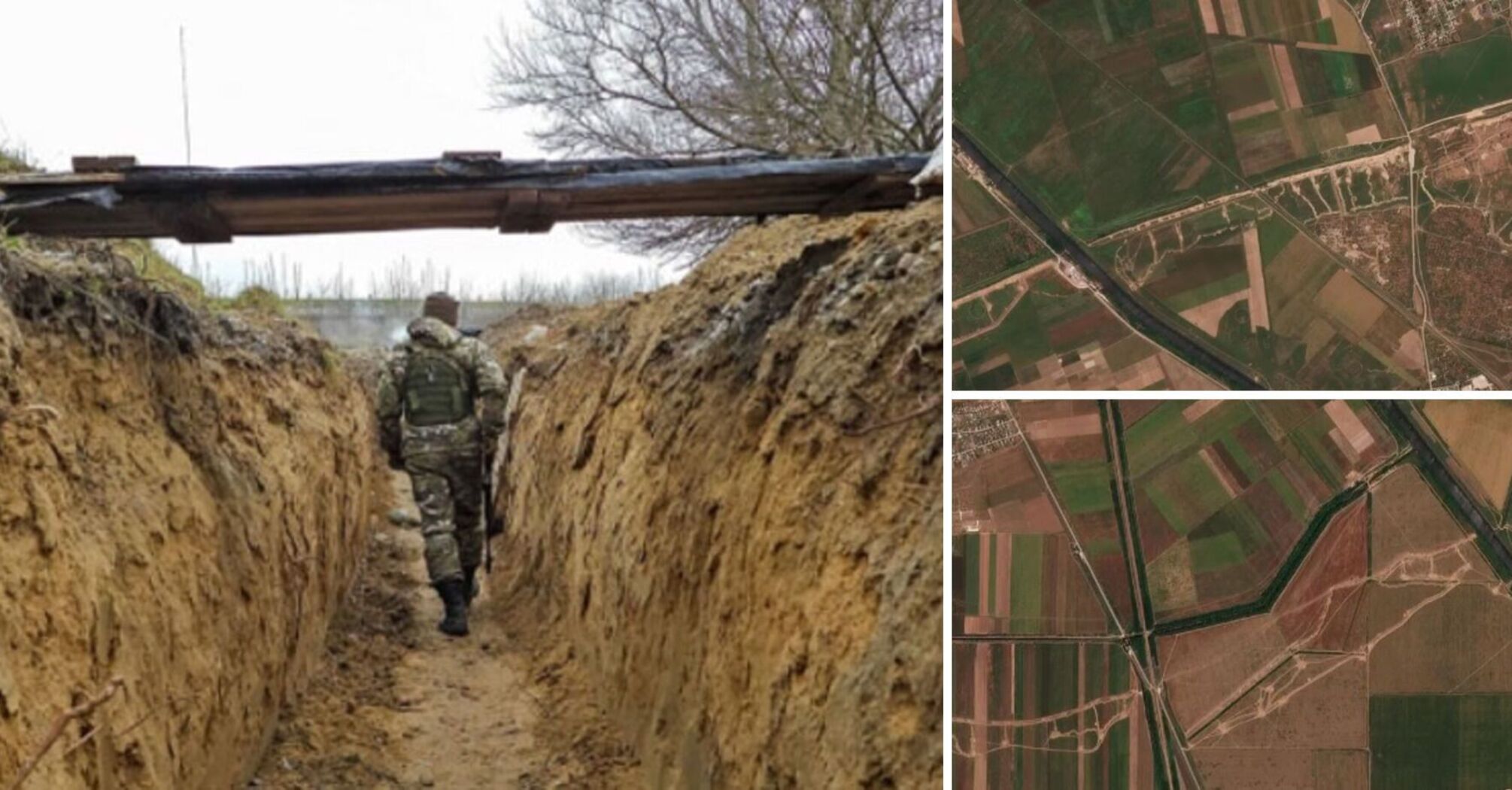 Fortifications are being built even in settlements: how the occupiers are preparing for defence in Crimea. Satellite photos