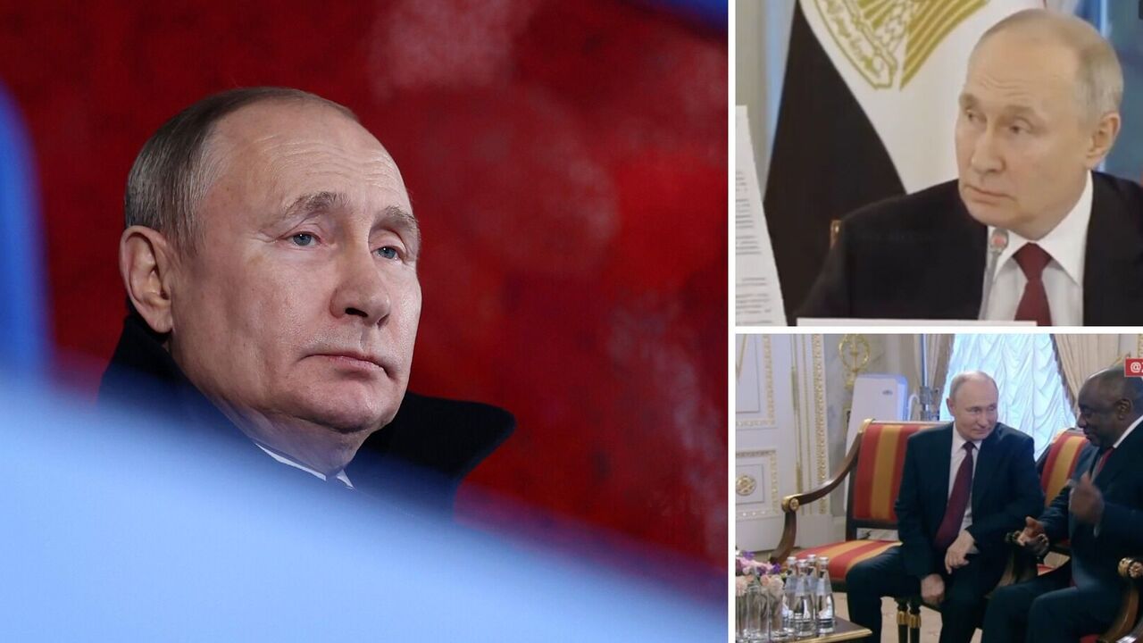 "Thrown into the dustbin of history": Putin complains to African delegation that Ukraine and the West ignore Russia's "peace plan". Video.