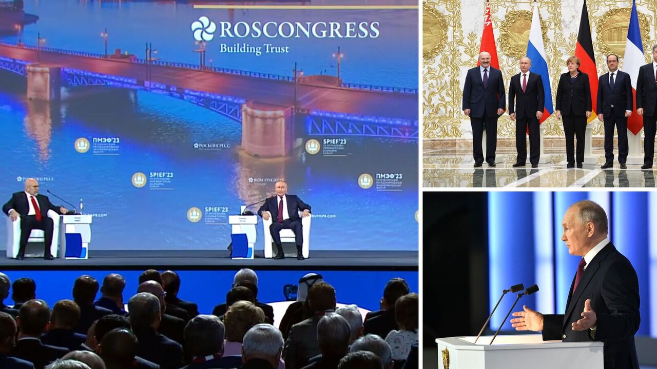 Putin, który rozpętał wojnę na pełną skalę przeciwko Ukrainie, skarżył się na "oszustwo" ze strony Mińska.