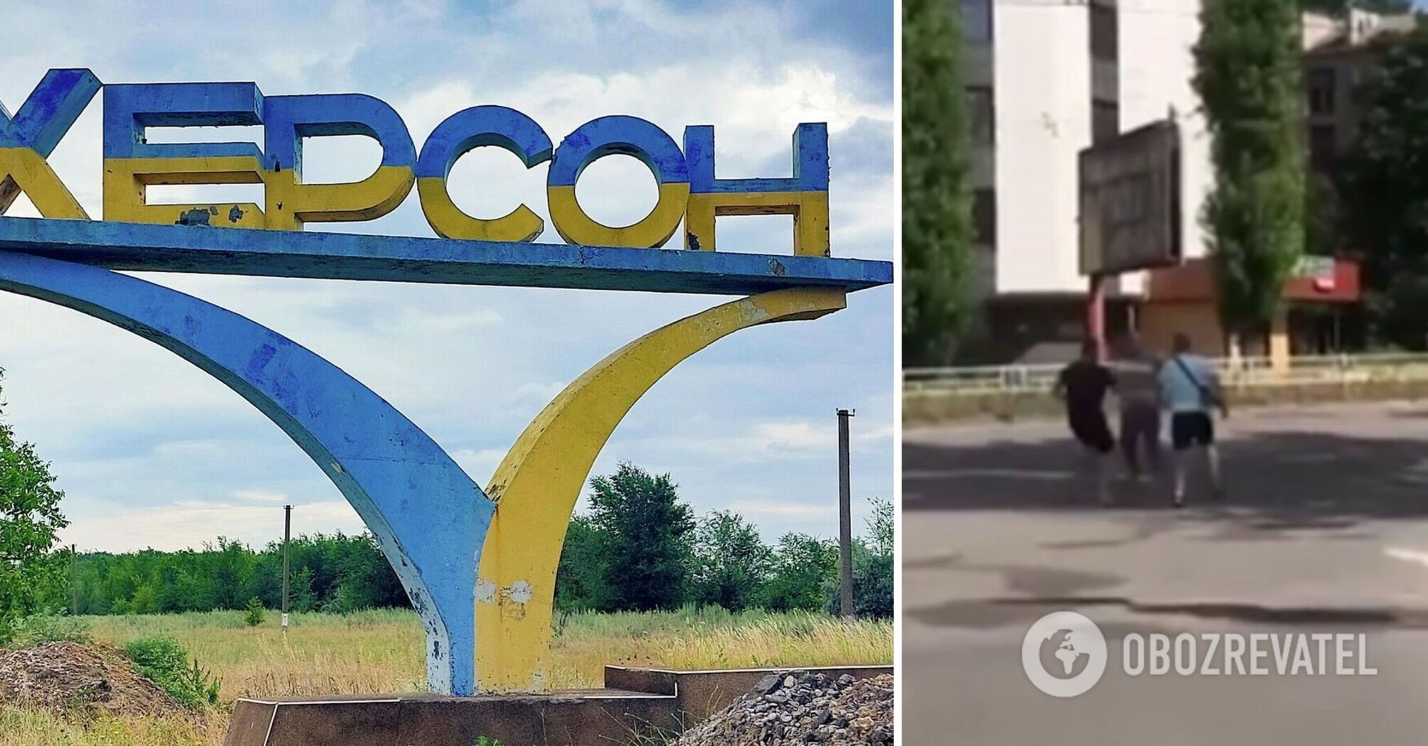 In Kherson, transporters beat up a volunteer who was taking people out of flooded areas for free. Video