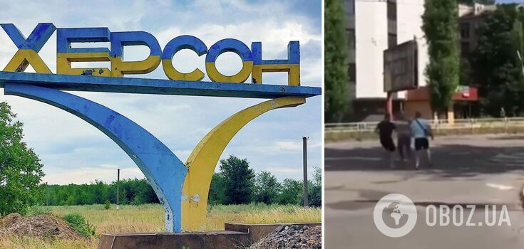 In Kherson, transporters beat up a volunteer who was taking people out of flooded areas for free. Video