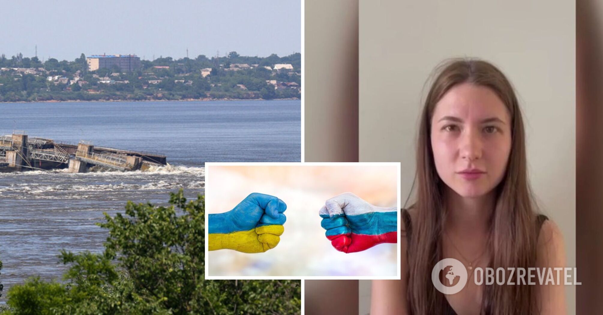 Oskarżono Ukrainę o wysadzenie elektrowni wodnej w Kachowce, ale coś poszło nie tak: blogerka z Zaporoża przeprasza za swoje antyukraińskie stanowisko. Wideo