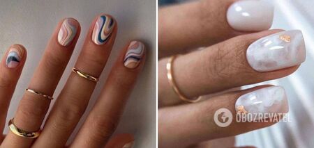 5 stylish manicure ideas for short nails: rejuvenate and refresh your hands. Photo. 