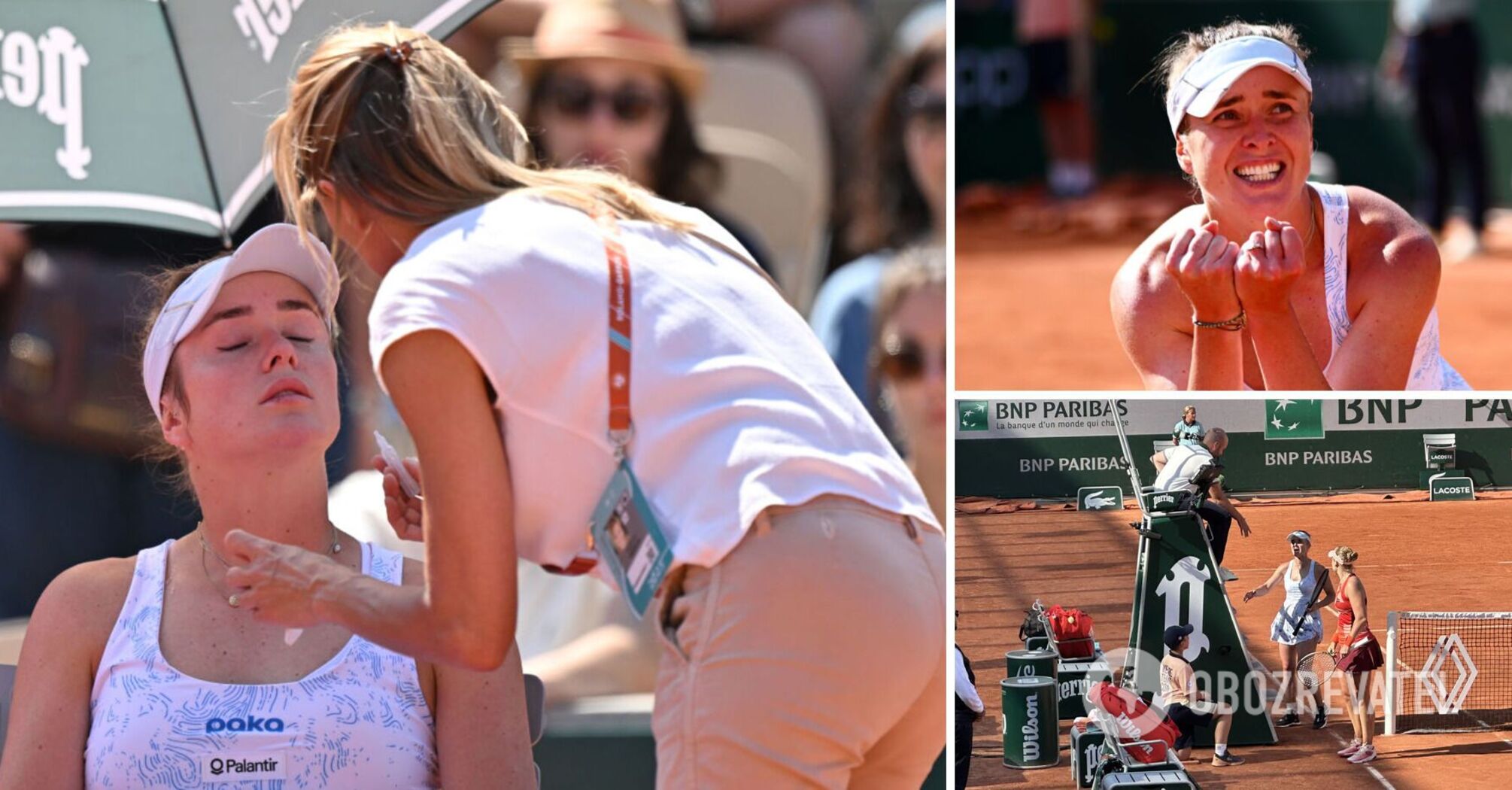 Svitolina defeats Russian at Roland Garros and refuses to shake her hand. Video.
