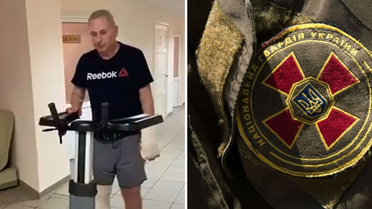 After 23 injuries: the chief sergeant of a company of the Donbas battalion got back on his feet and thanked Ukrainians. Video.