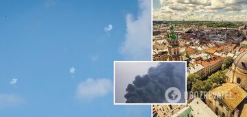 Okupanci uderzyli we Lwów dronami, uszkodzona została infrastruktura krytyczna