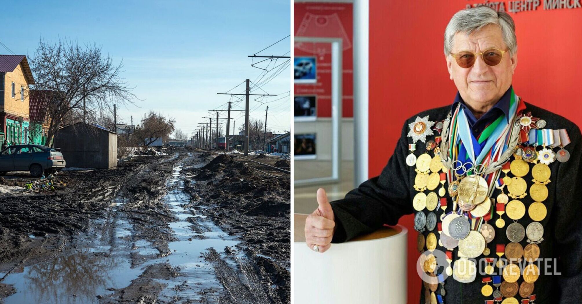 Russian Olympic champion says Russia has 20 million poor people and suggests dropping bombs on the U.S.