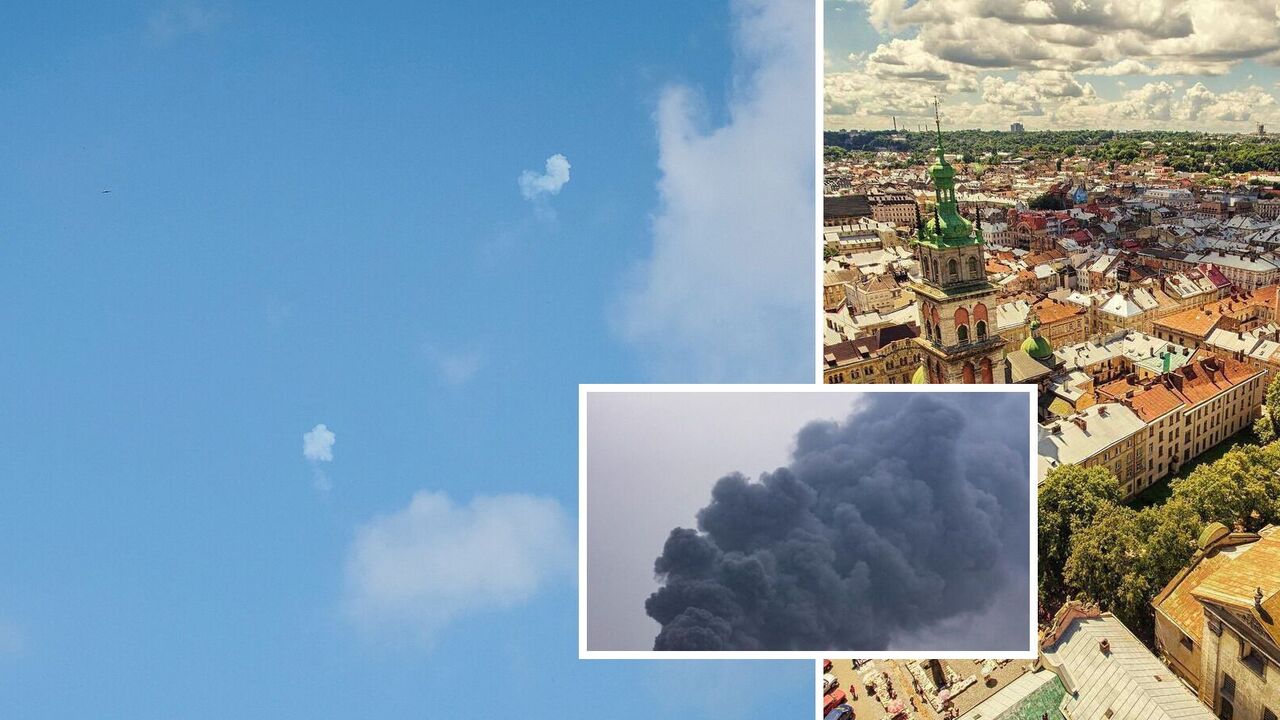 Okupanci uderzyli we Lwów dronami, uszkodzona została infrastruktura krytyczna