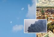 Okupanci uderzyli we Lwów dronami, uszkodzona została infrastruktura krytyczna