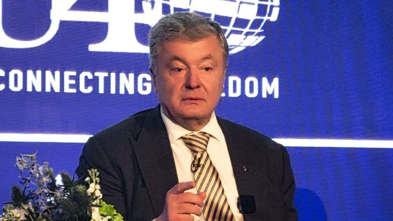 "Jeśli drzwi są otwarte, wpuśćcie nas": Poroszenko w Londynie wzywa sojuszników do zaproszenia Ukrainy do NATO