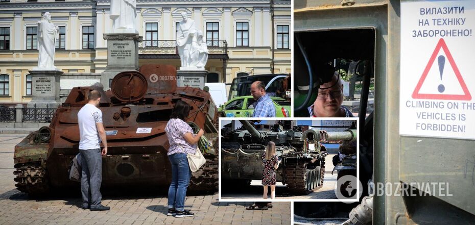 The exhibition of destroyed Russian equipment was renewed in Kyiv