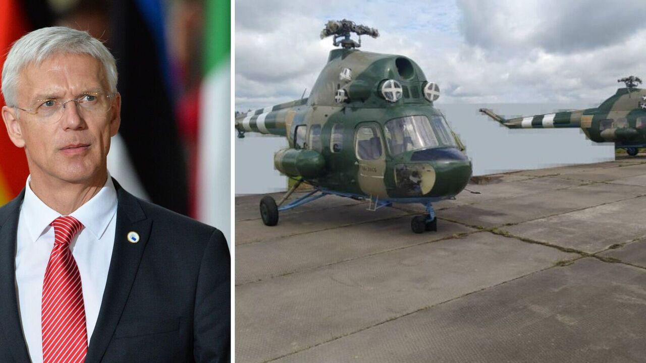 Latvia to transfer its entire fleet of helicopters to Ukraine - Prime Minister Kariņš