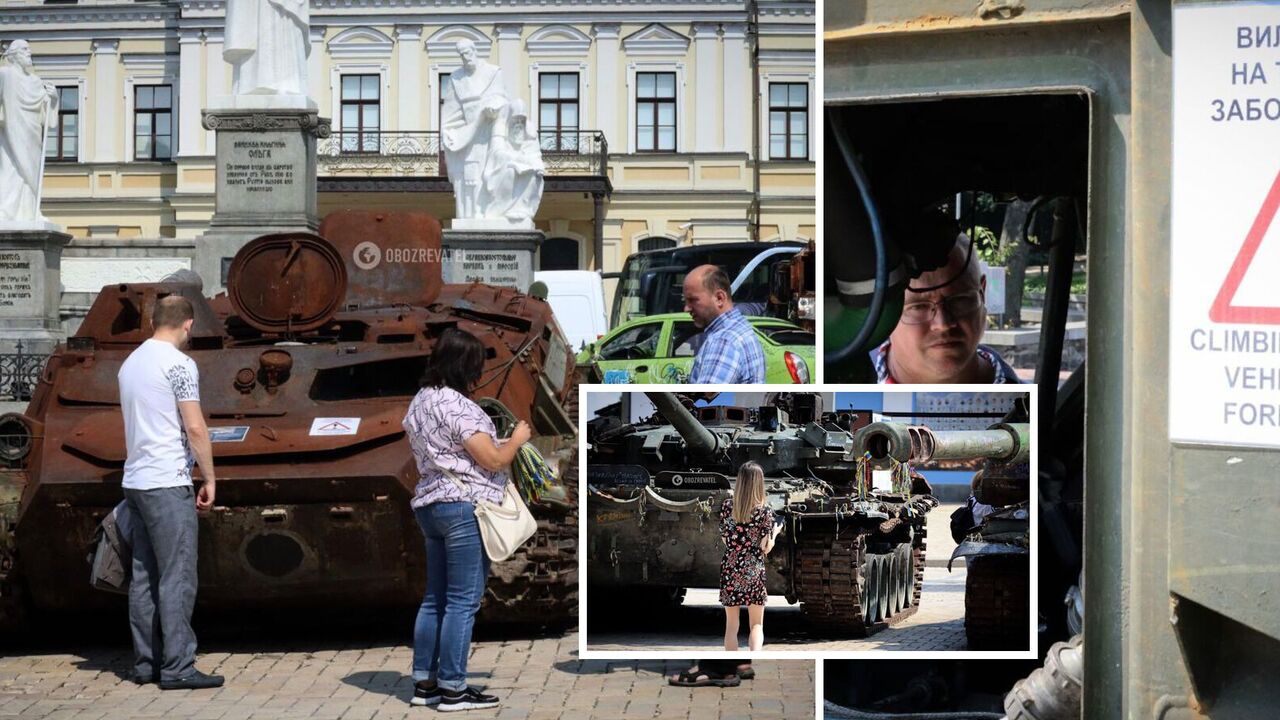 The exhibition of destroyed Russian equipment was renewed in Kyiv