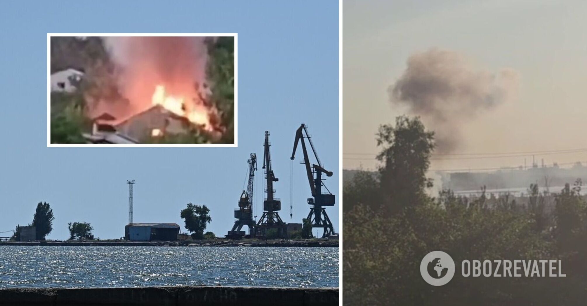 Explosion near occupied Mariupol port: four Russian officers killed. Video