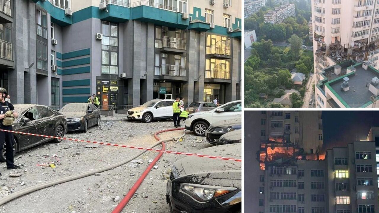 Siły obrony przeciwlotniczej zestrzeliły w nocy ponad 20 pocisków nad Kijowem: odłamki uszkadzają budynek mieszkalny, ofiary śmiertelne