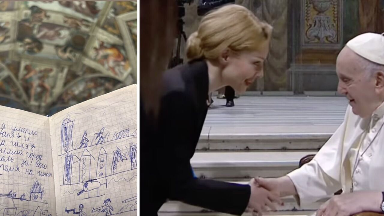 Tina Karol osobiście wręczyła papieżowi pamiętnik małego Yehora z Mariupola: dlaczego Ukraińcy nie są szczęśliwi