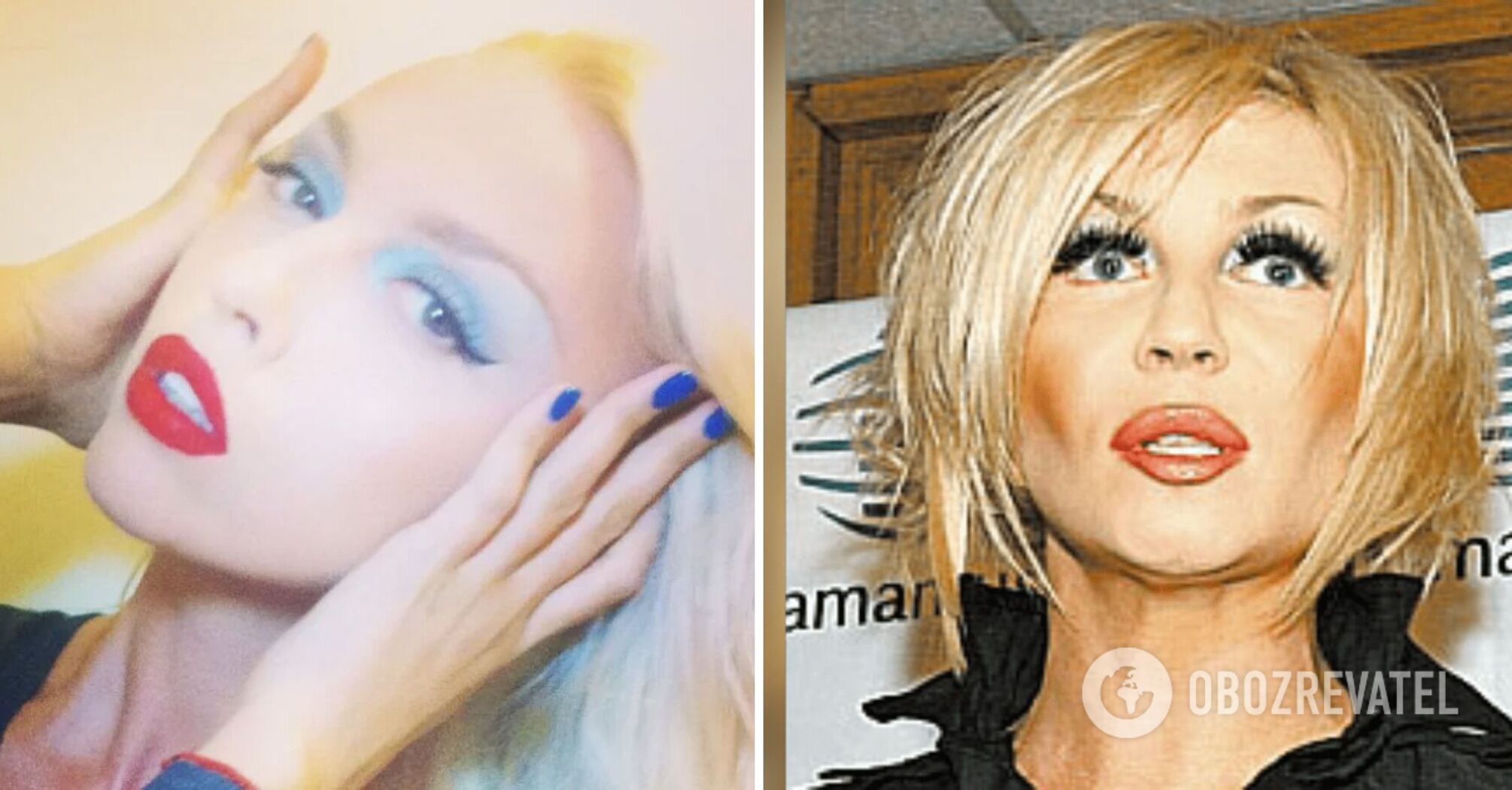 It was a total flop: Ukrainian stars who embarrassed themselves with botched make-up. Photo