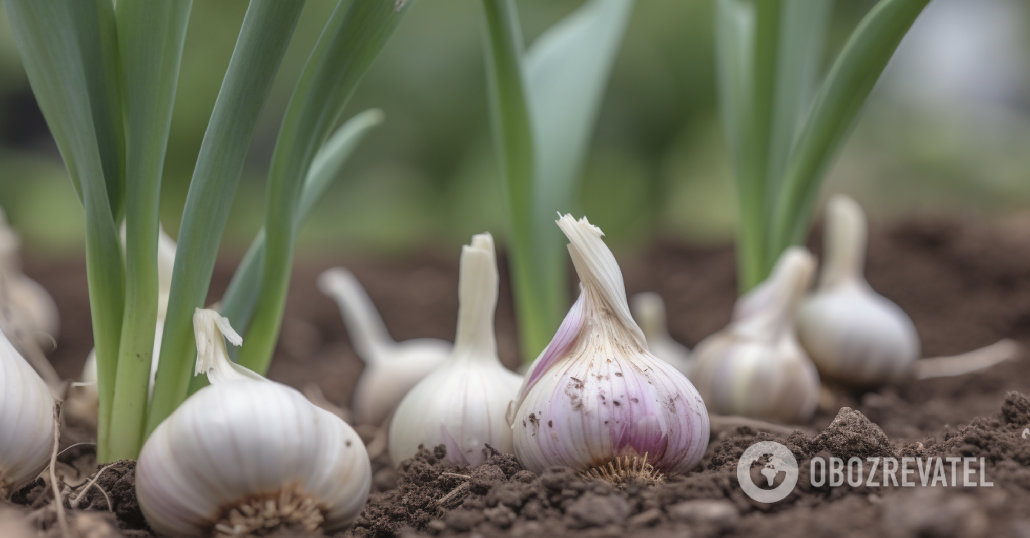 When to dig out the garlic: what the ripe heads look like