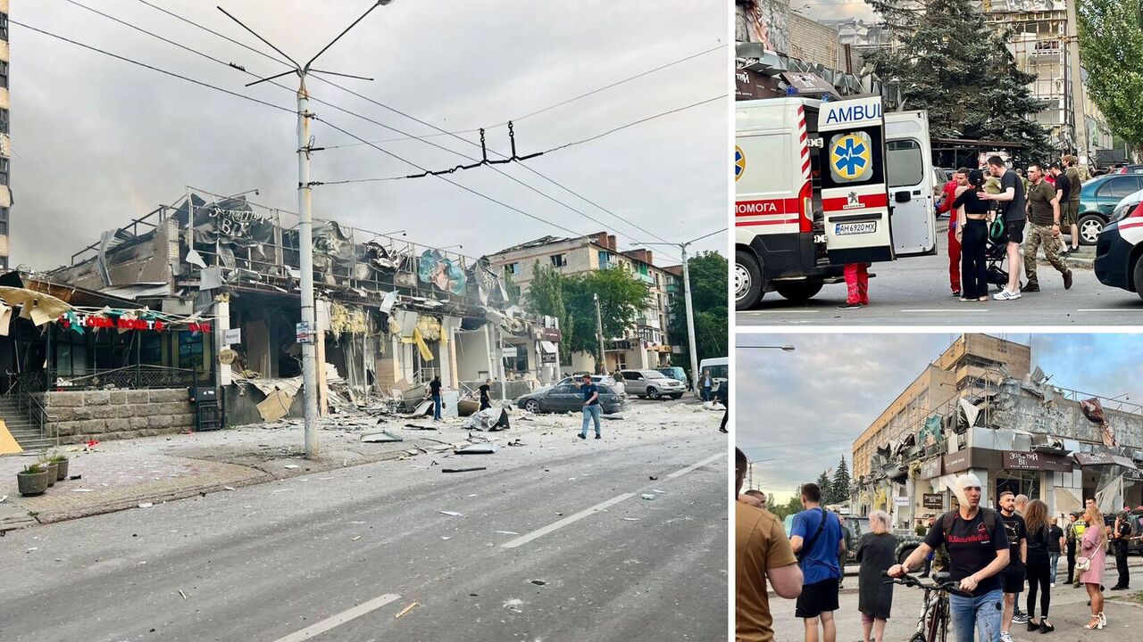 Rosjanie przeprowadzili dwa ataki rakietowe na Kramatorsk: trafienie w stołówkę. Zdjęcia i wideo