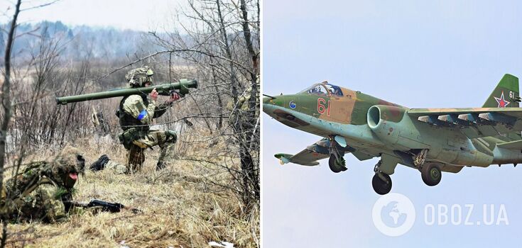 AFU soldiers shot down a Russian Su-25 with "Igla" MANPADS: spectacular video
