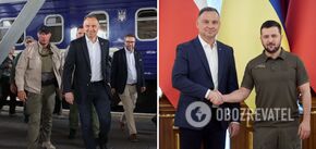 Duda arrives in Kyiv: key issues of talks with Zelensky were named