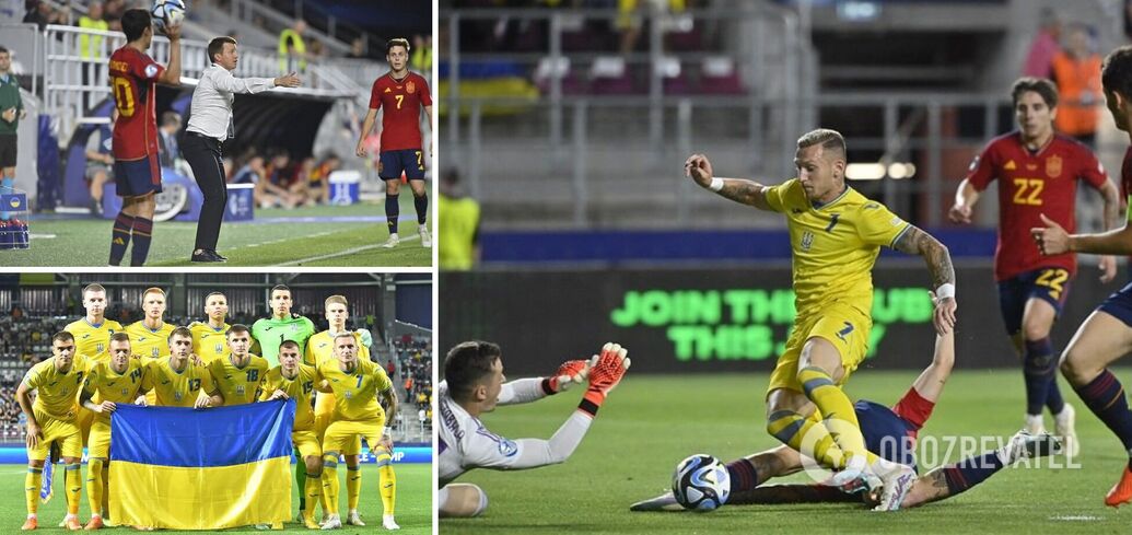 Ukraina straciła szansę na zwycięstwo nad Hiszpanią, tracąc bramkę w ostatnich sekundach Mistrzostw Europy U-21 w piłce nożnej.