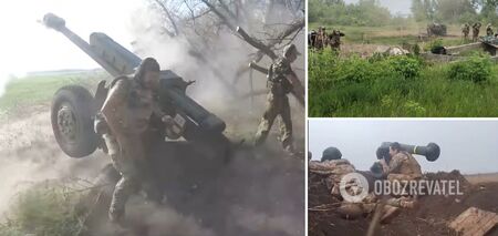 Artillerymen show how to burn out the enemy from Ukrainian lands: video of attacks
