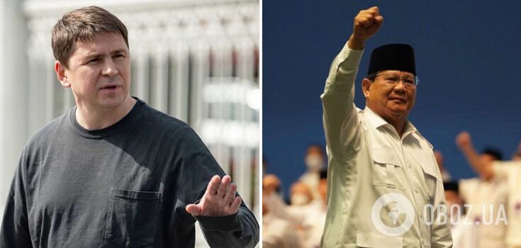 Mykhailo Podolyak replied to Prabowo Subianto