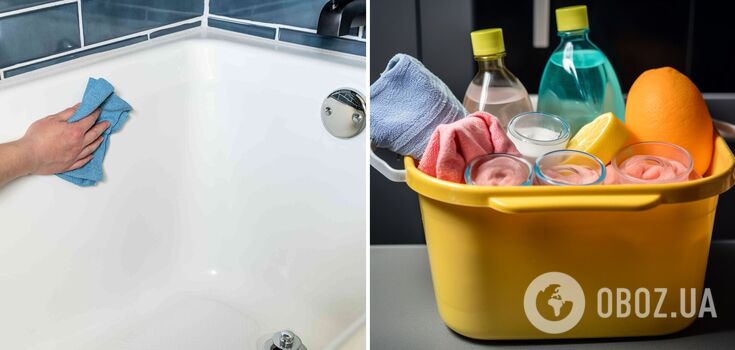 The bathtub will shine like new: how to clean it safely and effectively