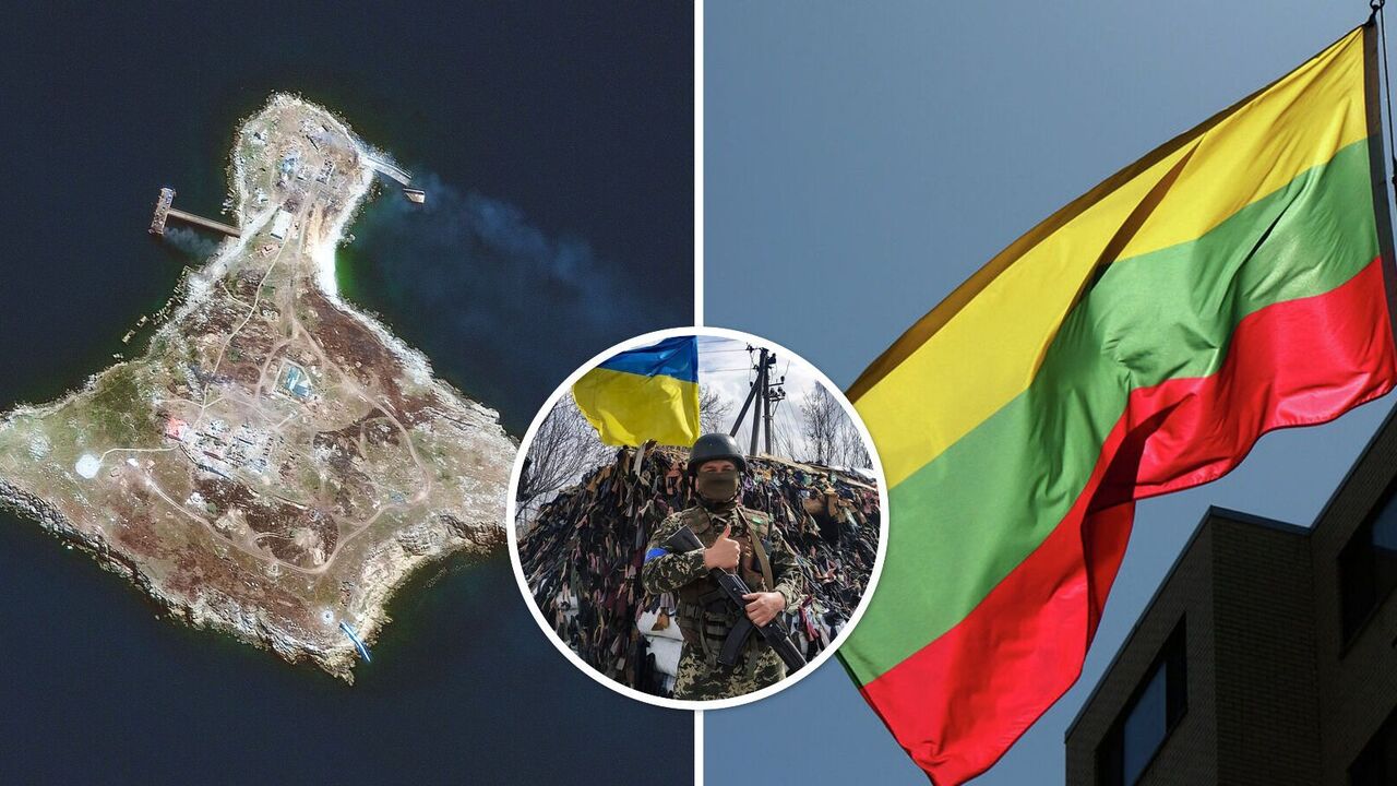 Lithuania Supported Ukraine  on the anniversary of the liberation of the Snake Island