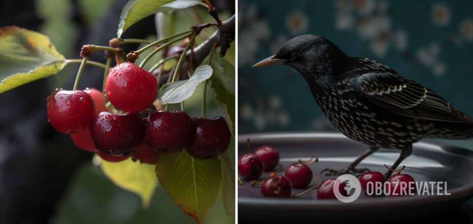 How to save cherries and sweet cherry trees from starlings: proven methods