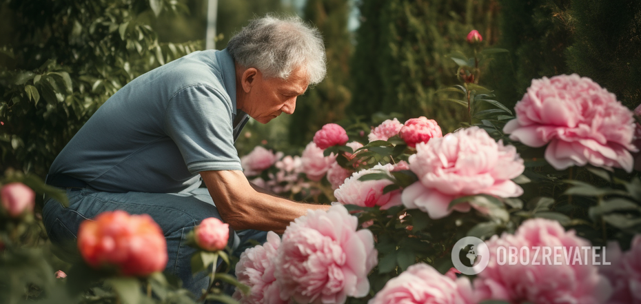 How to prune peonies so that the flowers will be record large: the main rule