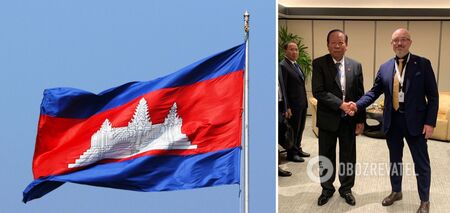 Reznikov spoke with the Minister of National Defense of Cambodia