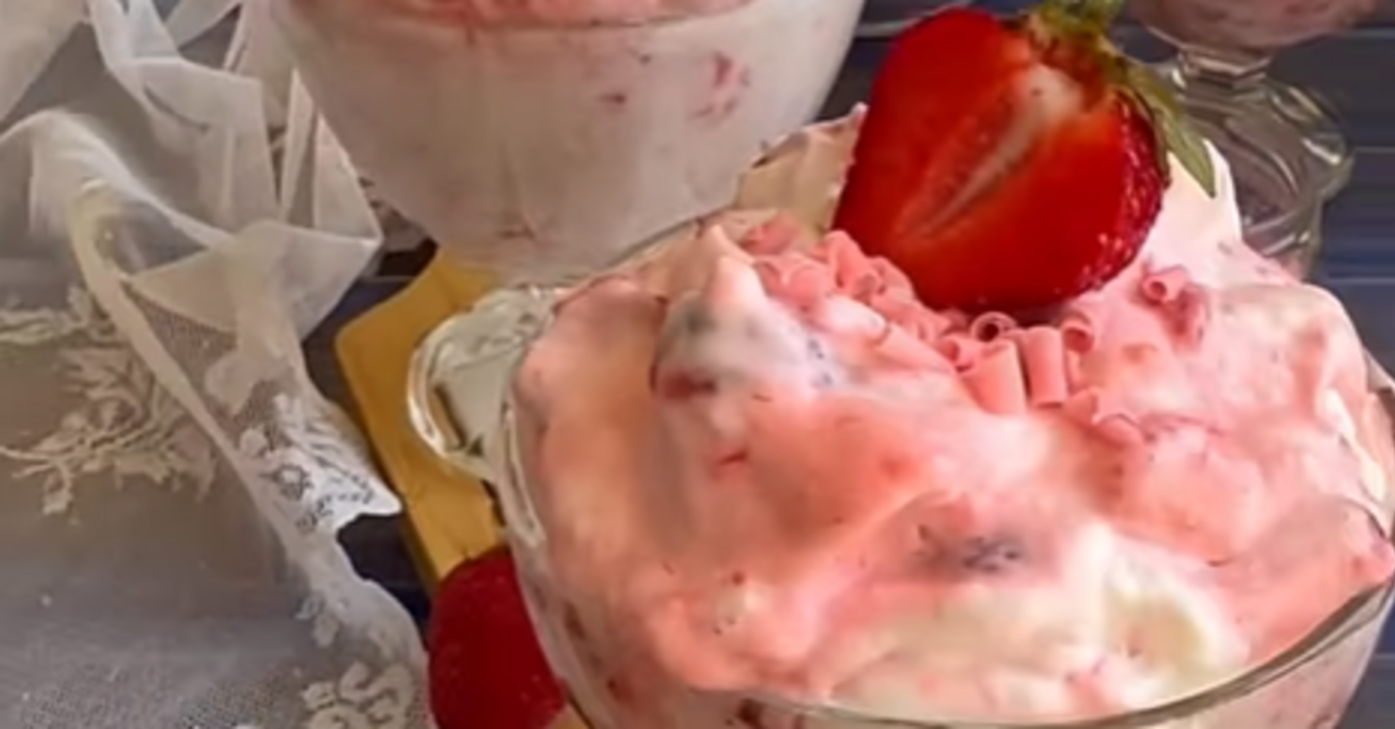 Tastier than ice cream: an elementary strawberry and meringue dessert