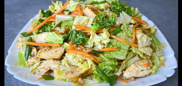 Budget Chinese cabbage salad without mayonnaise: perfect for a snack