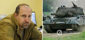 "Co powie, gdy wytrzeźwieje?" Terrorysta Chodakowski narzekał na czołgi Leopard w Donbasie, nawet Rosjanie się z niego śmiali