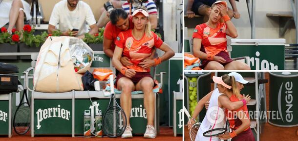 Ukrainian failed to finish the match at Roland Garros: she was called for a doctor